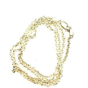 30 inch Anchor Chain Made in Italy Sterling Silver Stamped 925